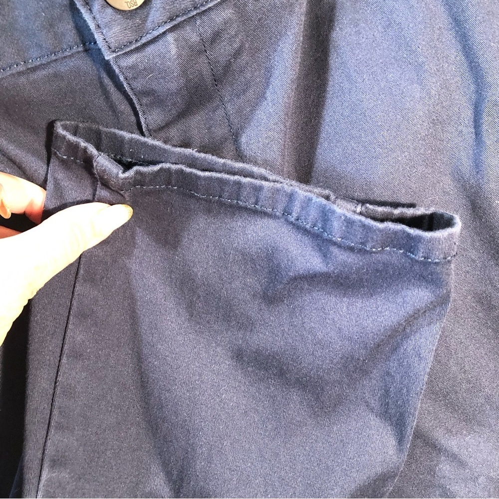 NWOT RSQ Mens New York slim straight chino pant in washed navy stretch 32x30 - Picture 4 of 8